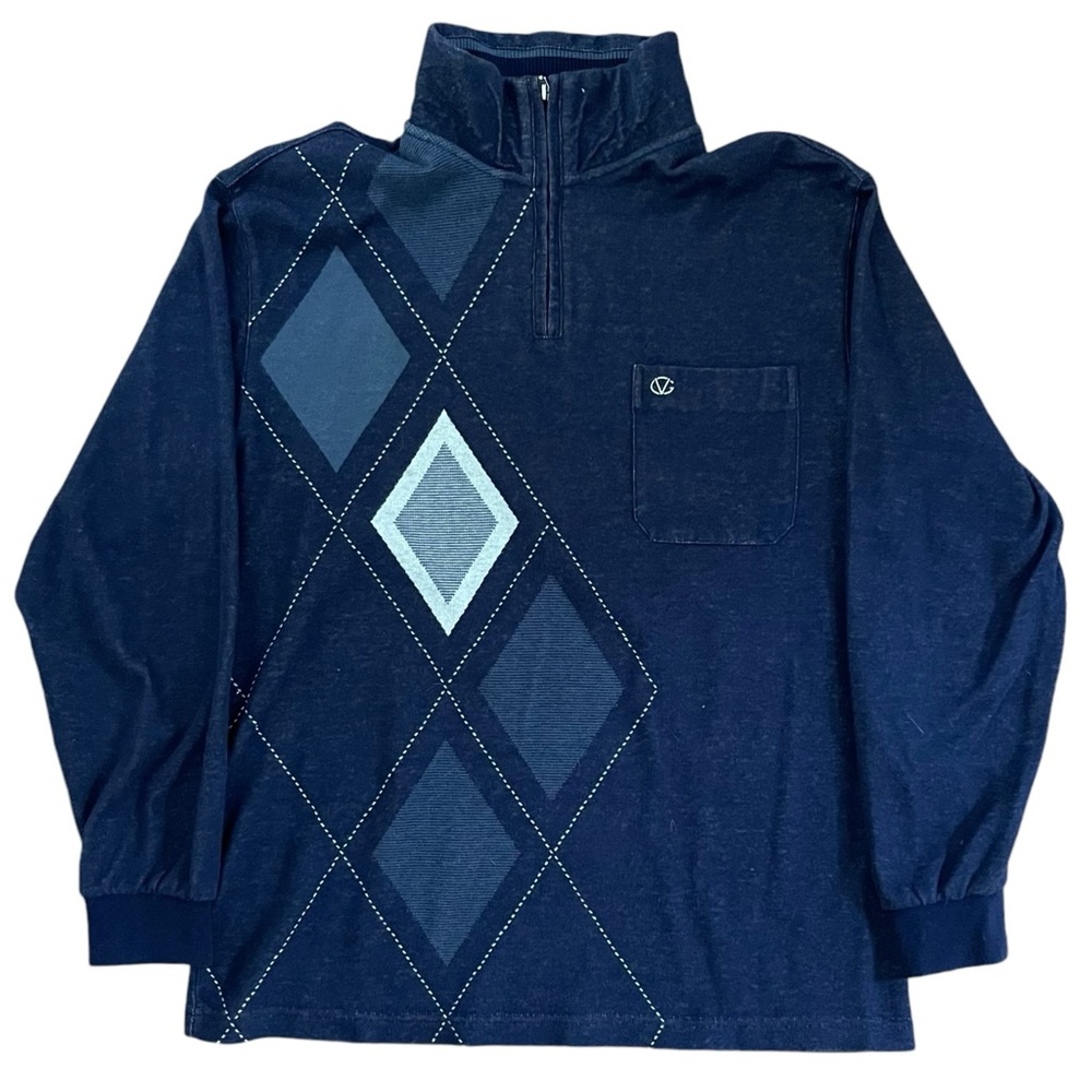 Giovanni Valentino Quarter Zip Sweater
